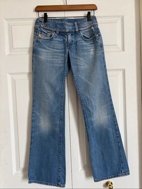 Diesel Women's Light Blue Flare Jeans